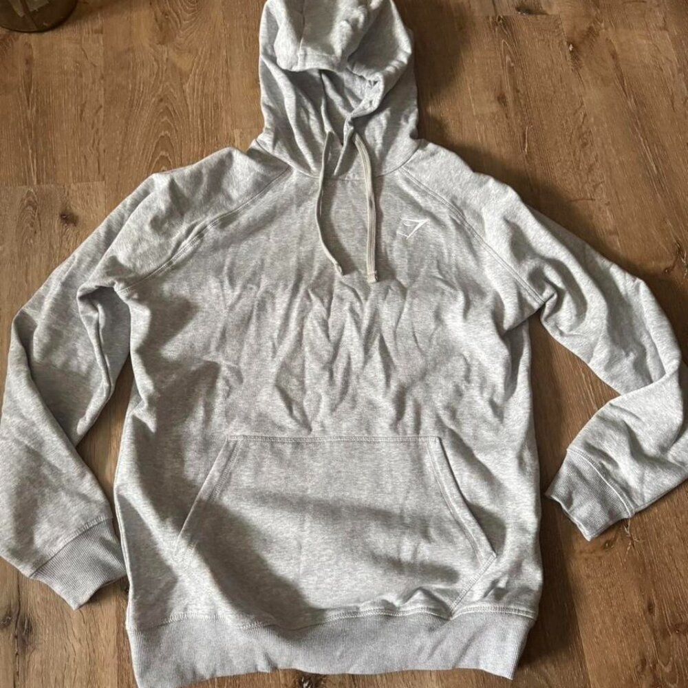 Gymshark Grey Mens Hoodie‎ Size L